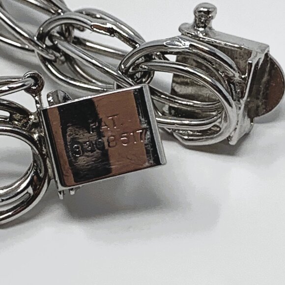 Sterling Silver Charm Bracelet Size 6 1/4 Inches - Picture 6 of 8